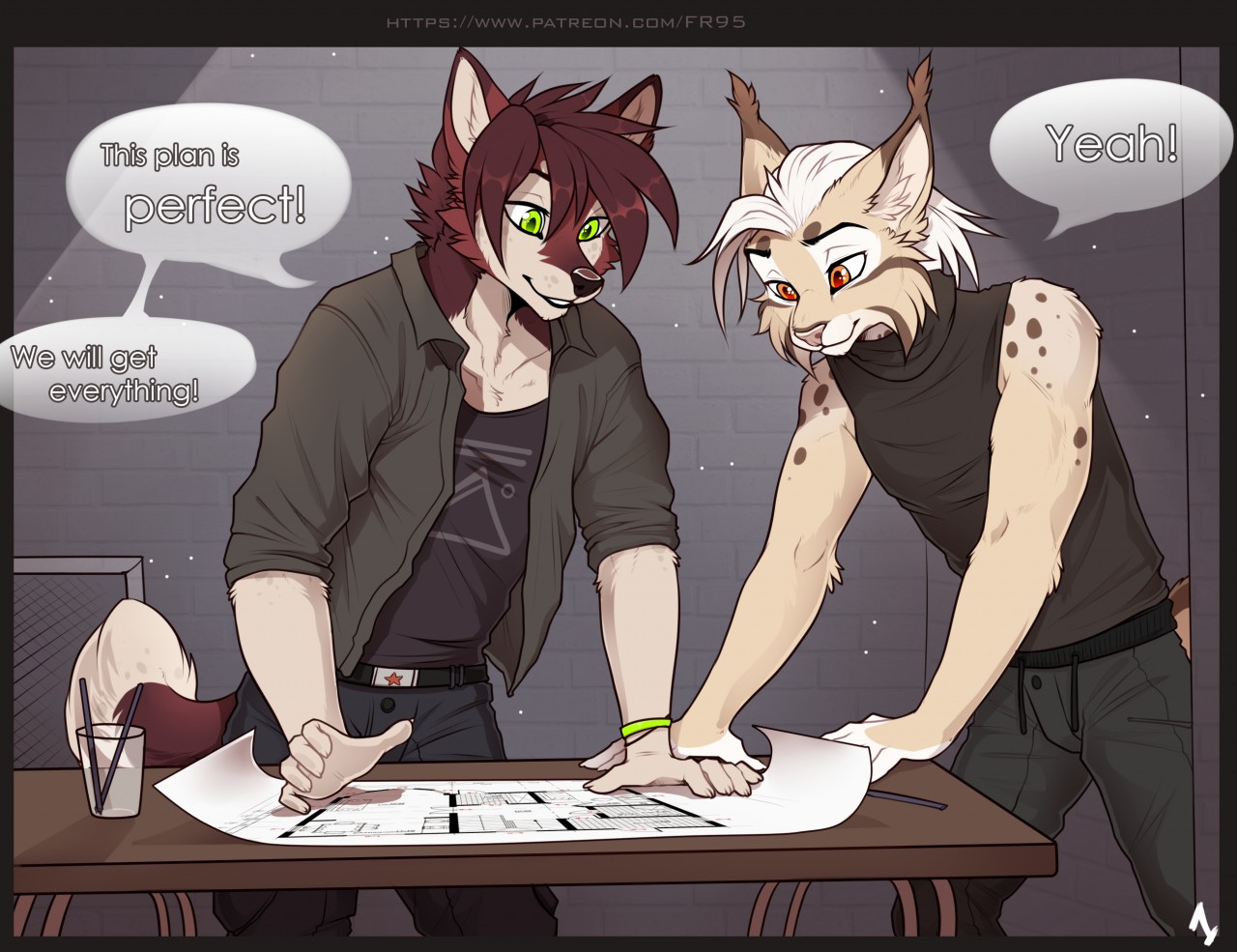 straight-comics: The perfect Plan by Fr95   Find Fr95 on Furaffinity