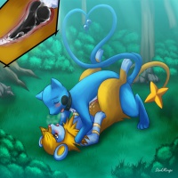 586478 - DarkMirage Luxio Mew Pokemon dragonair